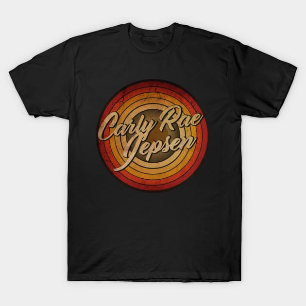 arjunthemaniac,circle retro faded Carly Rae Jepsen T-Shirt by arjunthemaniac